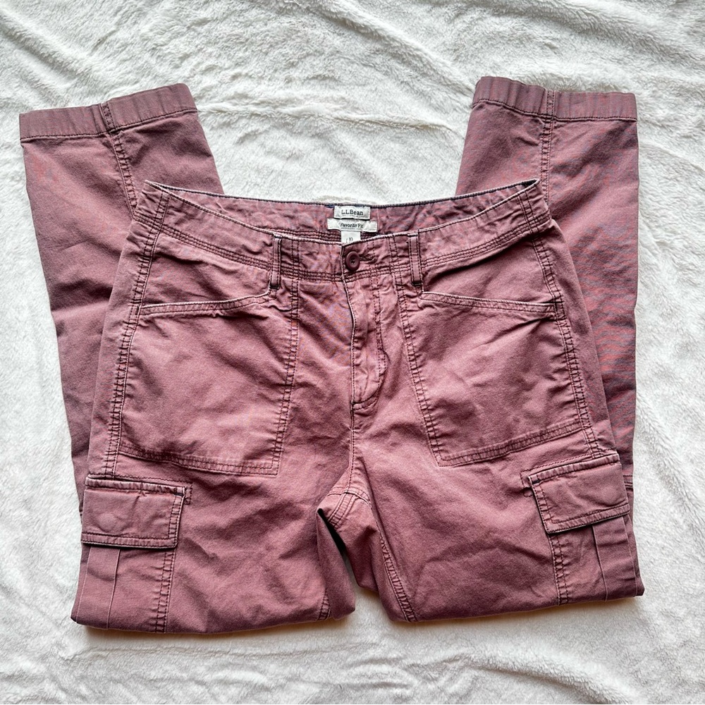 L.L. Bean Mauve Cargo Pants